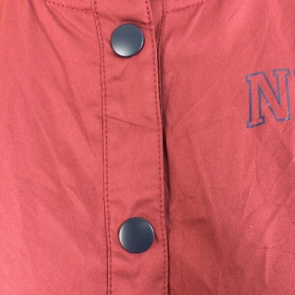 Nike Womens Varsity Style Light Windbreaker Jacket Burgundy Red Small AR3763-677 - Picture 14 of 16